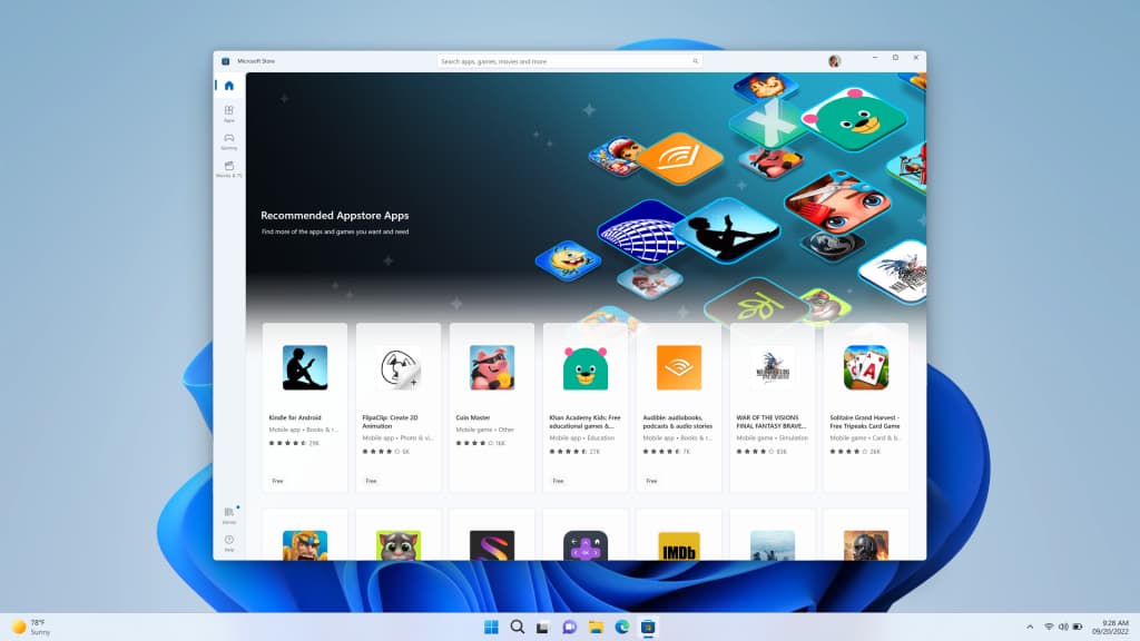 The Amazon App Store Is Here For More Windows 11 Users