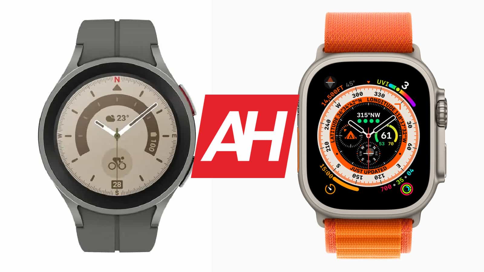 Smartwatch Comparisons: Samsung Galaxy Watch 5 Pro VS. Apple Watch Ultra