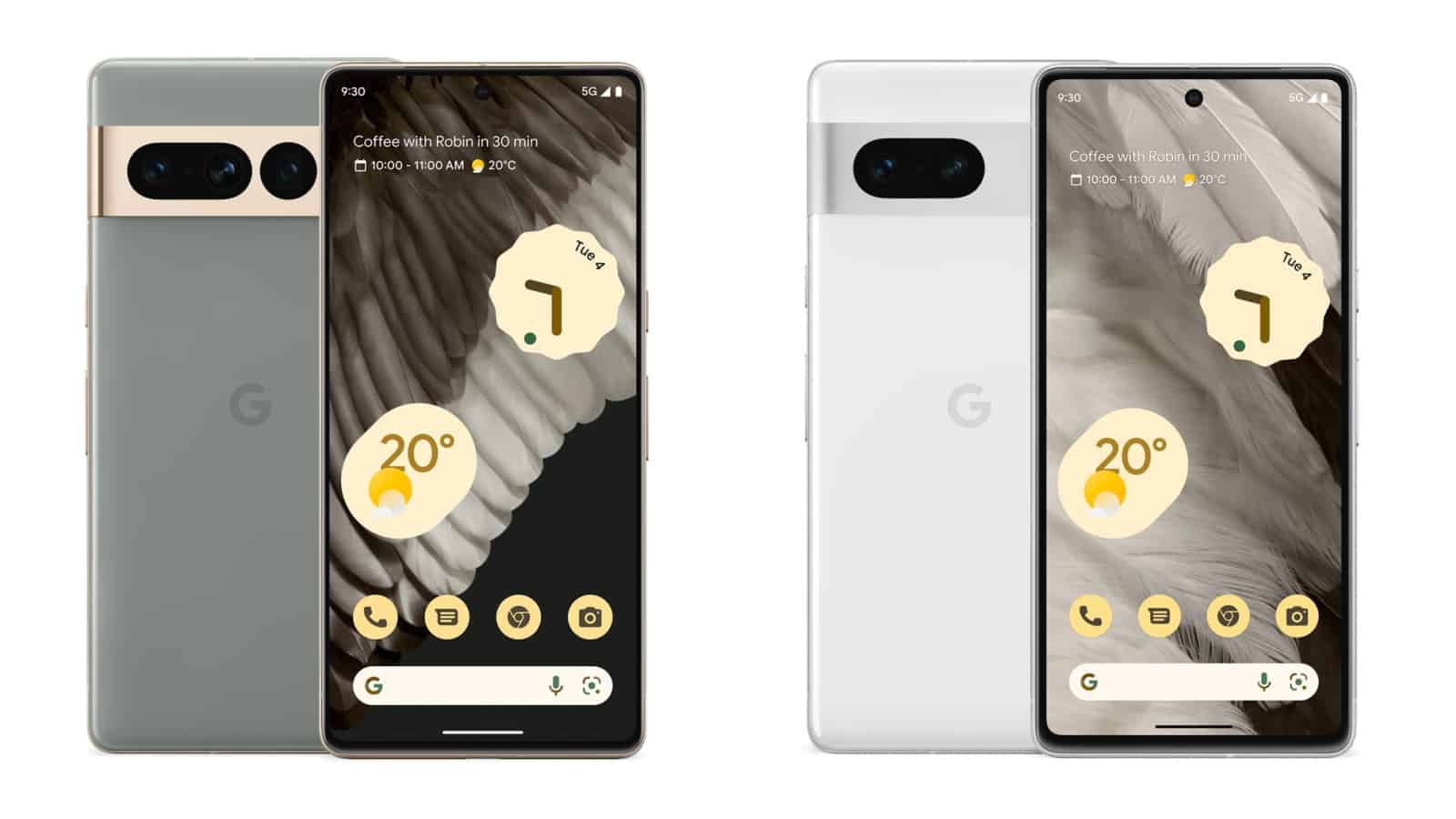 Here's the Pixel 7 & Pixel 7 Pro in Every Color