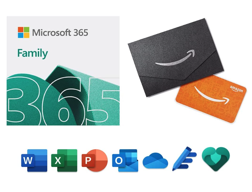 Get A Year Of Microsoft 365 Family With A $50 Amazon Gift Card