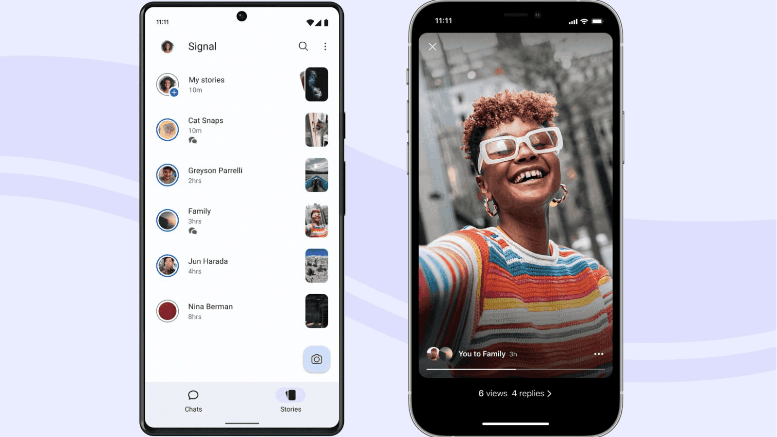 Signal story rolls out to give users more ways to express themselves