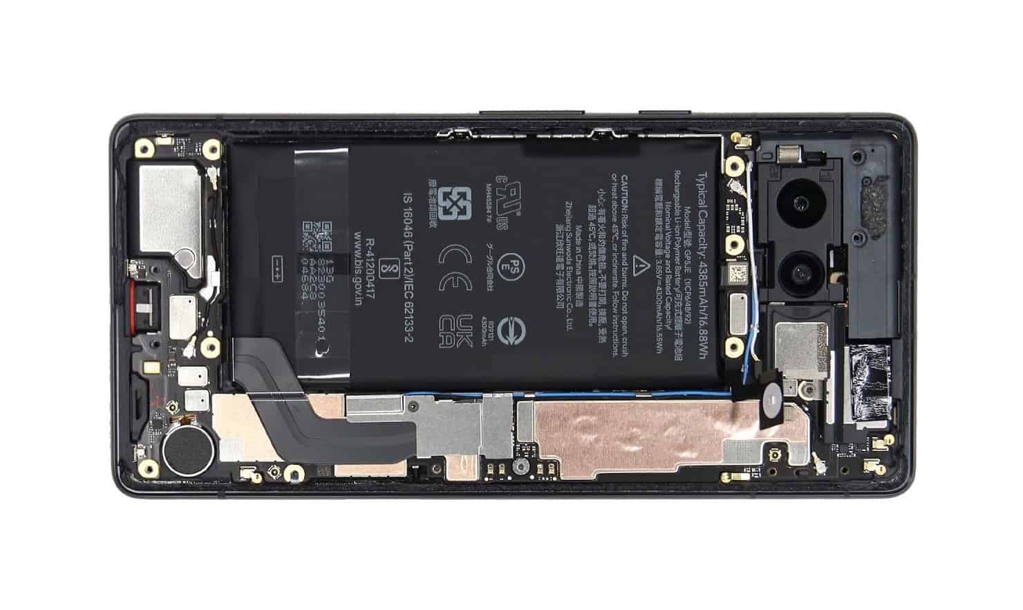 Pixel 7a teardown video is already here to show its internals