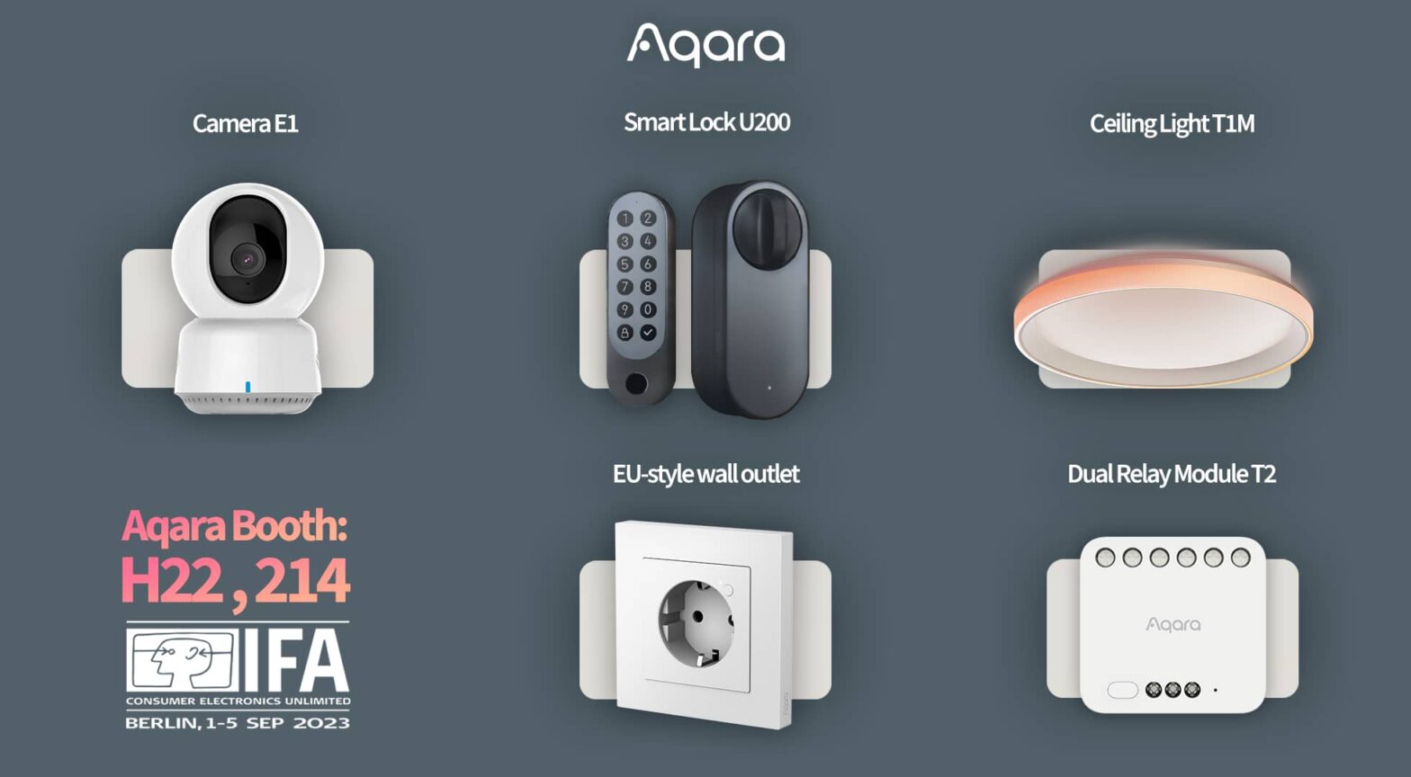 Aqara debuts new Matter-compatible Smart Home Products at IFA 2023
