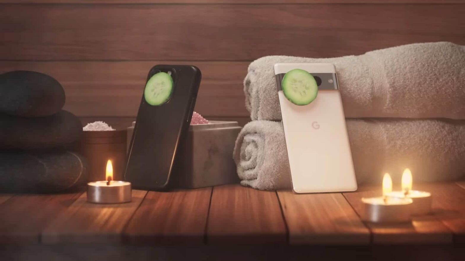 iPhone & Pixel enjoy a spa day in Google's new ad
