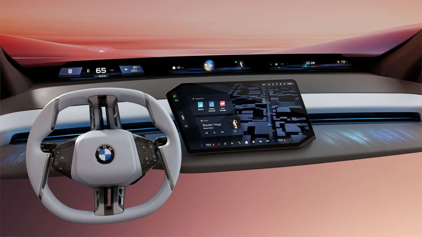 BMW reveals new iDrive system that takes over your windshield