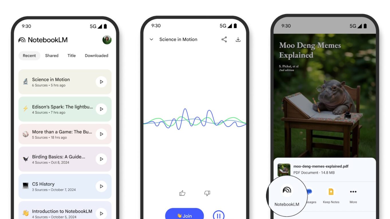 Google's NotebookLM App Lands on Android