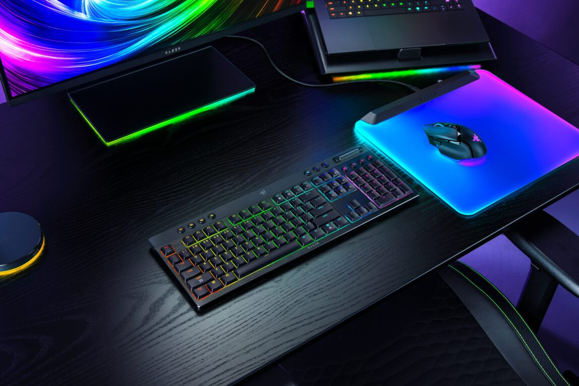Razer's new BlackWidow keyboard asks, "How low can you go?"