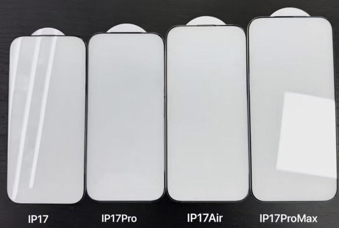 iPhone 17 Screen Protectors Leak Shows Size Changes Across Lineup