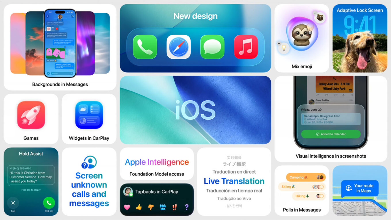 Apple Releases iOS 26 and iPadOS 26